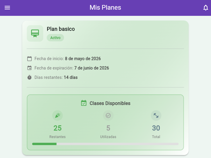 App — Mis Planes